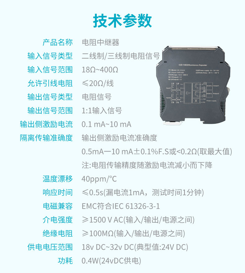 产品参数